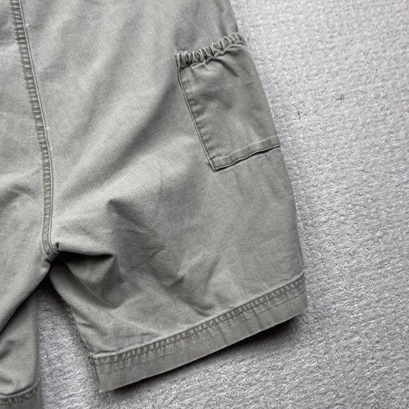 VTG Hook Tackle Shorts Size 38 Grey/off-White High Rise Cargo Fishing Outdoors - Picture 12 of 13